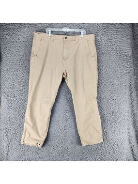 Mountain Khakis Pants Mens 42x30 Tan Stretch High Rise Classic Fit